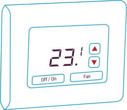 Cool Automation GS SMT-131 - 24Vac - touch screen communicating thermostat