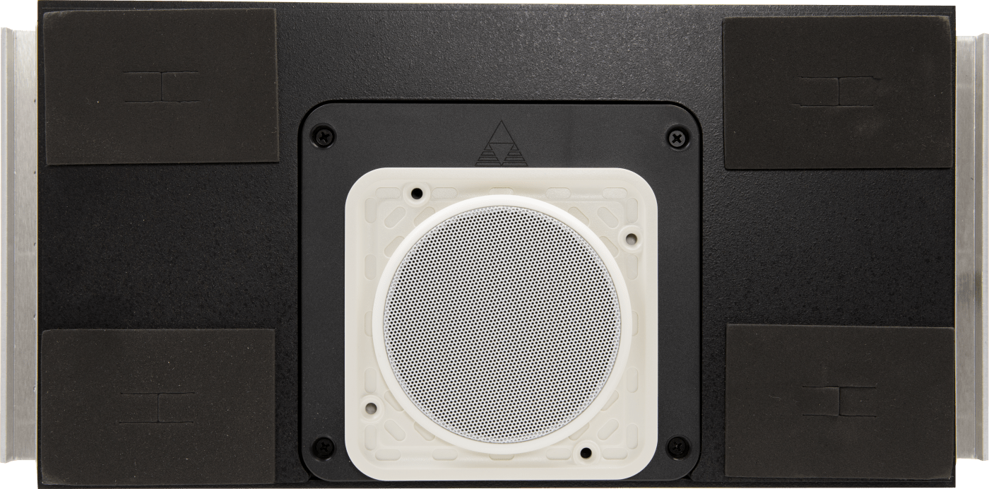 Triad Speakers InCeiling DS4/9 Sub with Round Micro Frame Grill with RackAmp 300