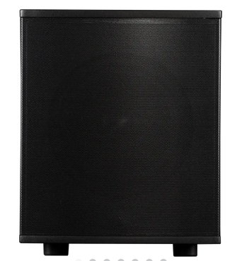 Triad Speakers 2 InRoom Mini Subs with RackAmp 300 (two 8-ohm woofer enclosures painted finish)