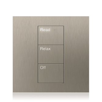 Lutron LUT-Lutron Clavier Palladiom EUR 1 Colonne 2 boutons avec gravures custom
