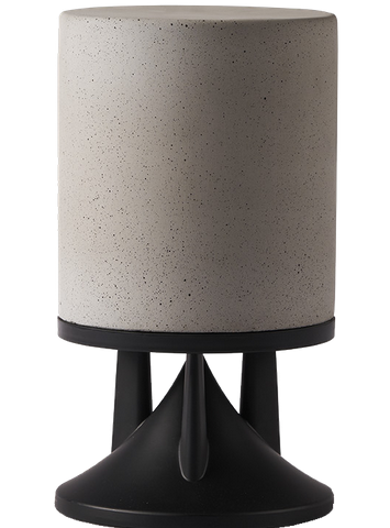 Architettura Sonora SMALL CYLINDER 400 4 Small Cylinders in Concrete (in no.2 PAIR PACK boxes)+ 1 Mezzo 602A Powersoft amplifier