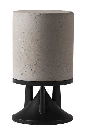 Architettura Sonora SMALL CYLINDER 400 4 Small Cylinders in Concrete (in no.2 PAIR PACK boxes)+ 1 Mezzo 602A Powersoft amplifier