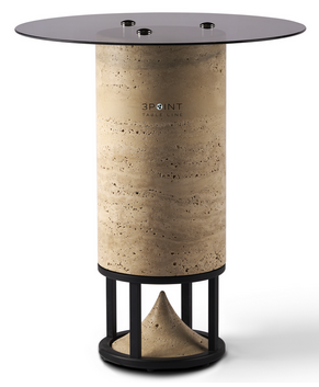 Architettura Sonora Big Cylinder Table MATT BLACK painted Concrete
Body and Deflector ONLY INDOOR