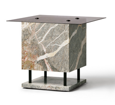 Architettura Sonora Cube2LV Table Concrete body PAINTED IN ANY RAL ONLY INDOOR